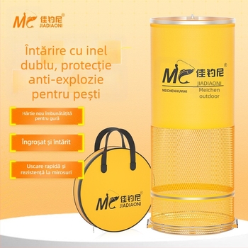 Jiajiaoni All-in-One Plasă de Pescuit cu Uscare Rapidă Pentru Pescuit Sălbatic – Protecție Pescuit