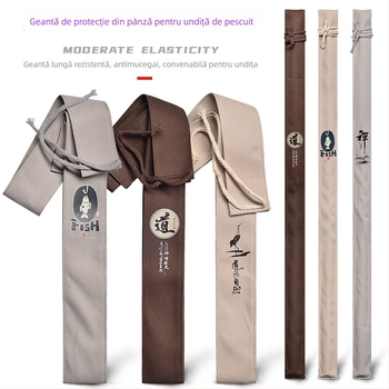 Geantă din pânză pentru undițe – husă de protecție, neelastică