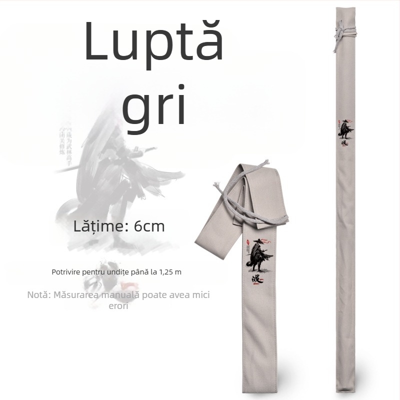 Geantă din pânză pentru undițe – husă de protecție, neelastică