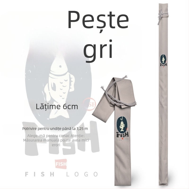 Geantă din pânză pentru undițe – husă de protecție, neelastică