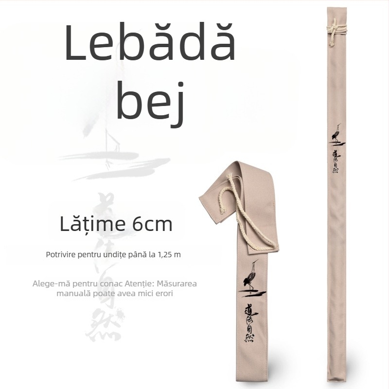 Geantă din pânză pentru undițe – husă de protecție, neelastică