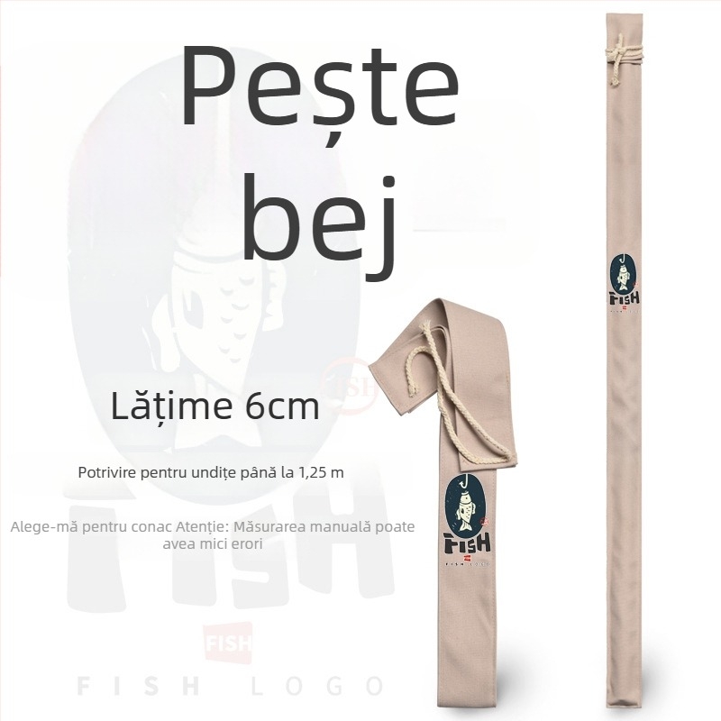 Geantă din pânză pentru undițe – husă de protecție, neelastică