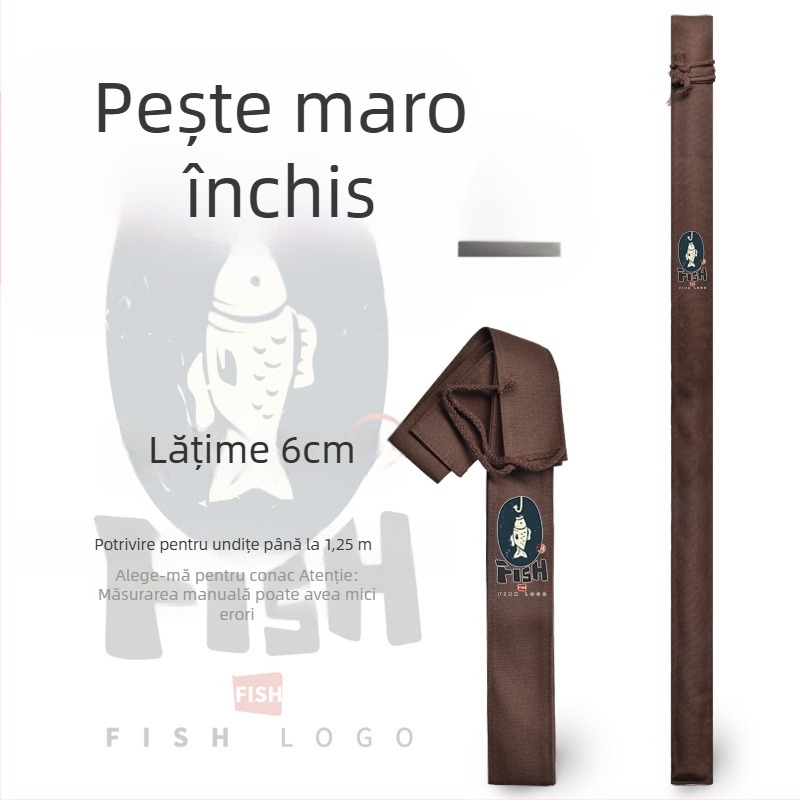 Geantă din pânză pentru undițe – husă de protecție, neelastică