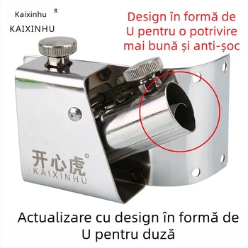 Cutie fixă de pescuit din oțel inoxidabil – set de accesorii din trei piese cu suport pentru lansete, tavă pentru momeli și suport pentru umbrelă | Happy Tiger