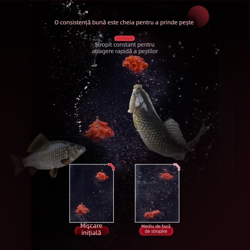 Momeli de caras – formă pulbere, pentru pescuit în rezervoare, Liu Zhiqiang