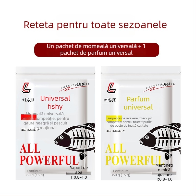 Momeli de caras – formă pulbere, pentru pescuit în rezervoare, Liu Zhiqiang