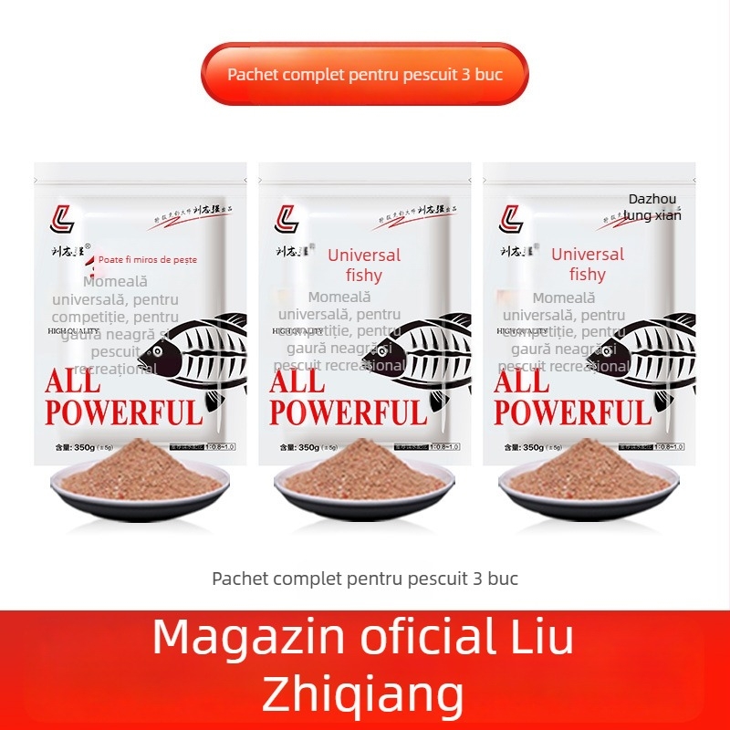 Momeli de caras – formă pulbere, pentru pescuit în rezervoare, Liu Zhiqiang