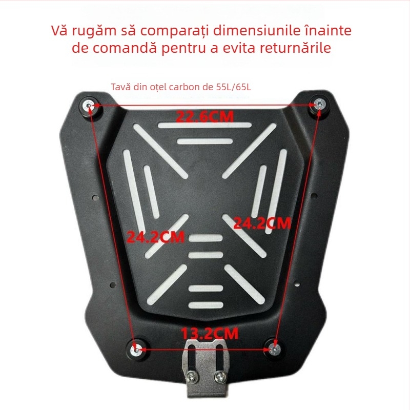 Kit universal de instalare pentru portbagajul spate al motocicletei, cu deblocare rapidă, pentru cutii din fier, cutii de pescuit, cutii de scule și bagaje