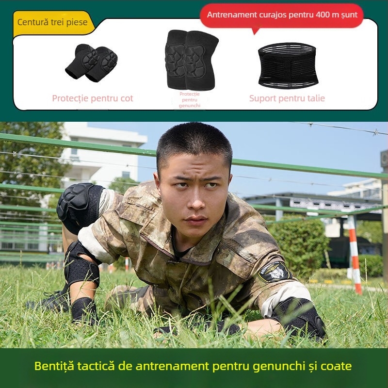 Set de protecții pentru genunchi și coate – Spandex, adulți, baschet, 150 g, cutie 100 buc