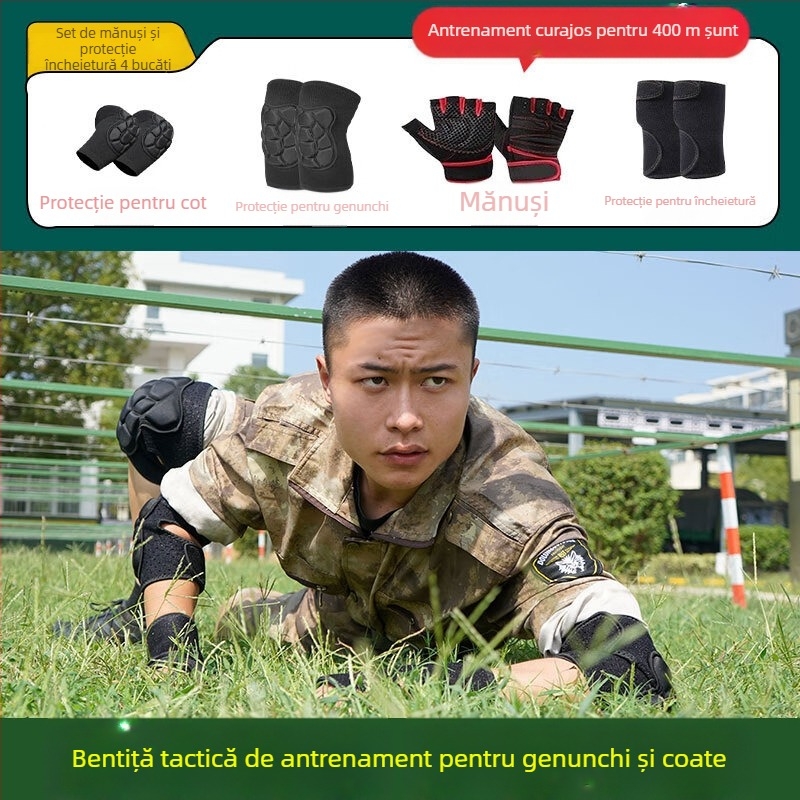 Set de protecții pentru genunchi și coate – Spandex, adulți, baschet, 150 g, cutie 100 buc