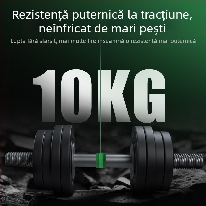 YGR PE Linie principală de pescuit — scufundătoare, cu nucleu din carbon, rezistentă la abraziune, pentru pești mari
