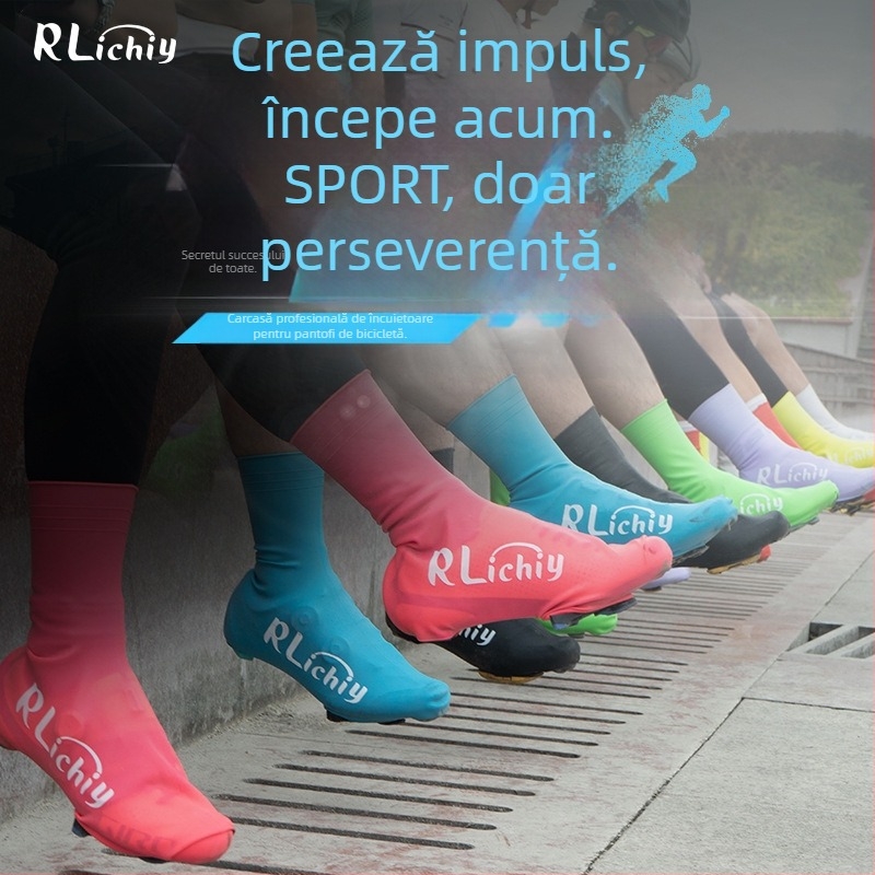 RLichiy Husă pentru pantofi de bicicletă de drum – Unisex, Etichetă privată licențiată