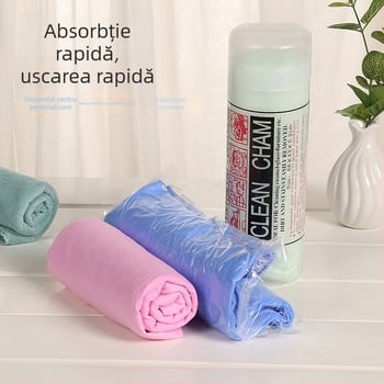 Prosop sport din PVA, țesătură cu relief plat, 8 fire, fir simplu, 141 g, răcorează și se usucă rapid (absorbția apei 5–10 s)