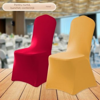 Husă pentru scaune – design modern minimalist pentru uz hotelier, poliester, Zhen Rui (Poliester; Modern și minimalist; Categorie: husă pentru scaune; Stil: Hotel)