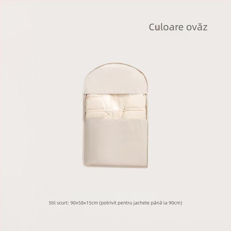 Acoperire anti-praf pentru haine, atârnată, din țesătură Twill – husă transparentă de depozitare pentru garderobă (îngroșată) pentru uz casnic