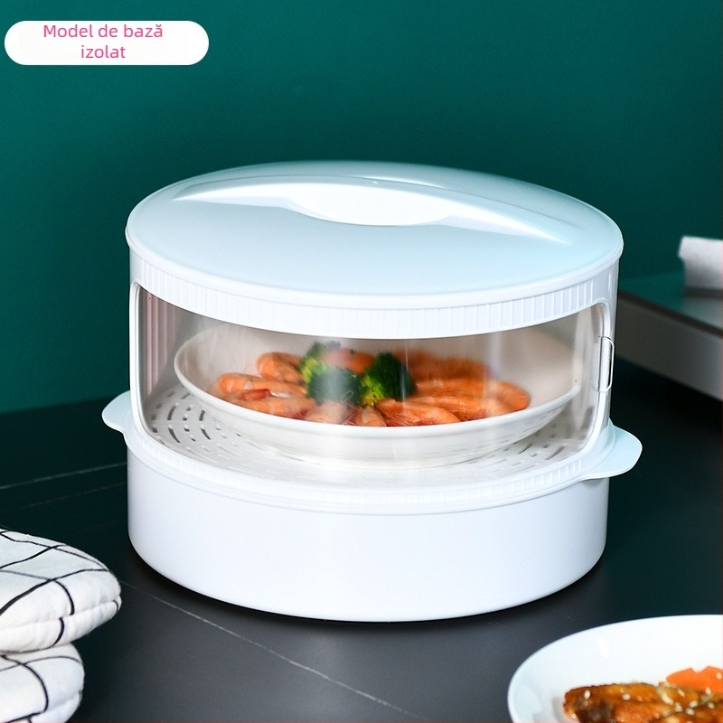 Shengleju Acoperire izolantă din plastic cu încălzire electrică, capac glisant din mai multe straturi pentru resturi, păstrare inteligentă a căldurii