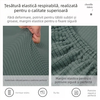 Husă universală pentru tăblia patului, căptușită moale, elastică, protecție împotriva prafului, 1,5–1,8 m