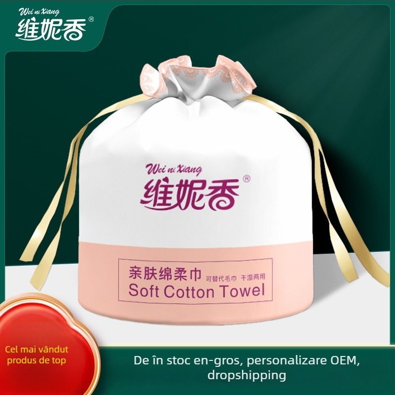 Șervețel facial de unică folosință în rolă mare, îngroșat, calitate salon, din fibre de lemn, brand Winne Fragrance