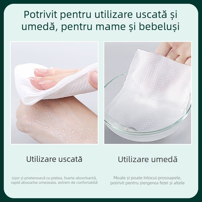 Șervețel facial de unică folosință în rolă mare, îngroșat, calitate salon, din fibre de lemn, brand Winne Fragrance