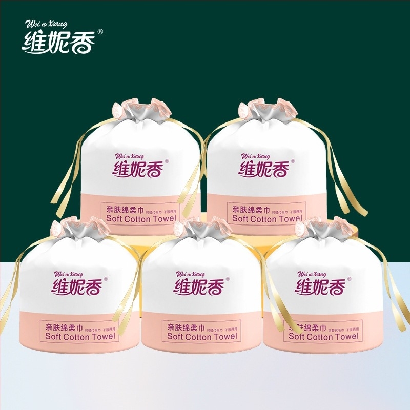 Șervețel facial de unică folosință în rolă mare, îngroșat, calitate salon, din fibre de lemn, brand Winne Fragrance