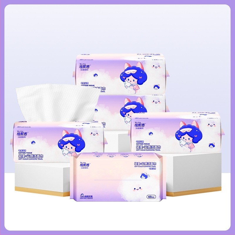 Șervețel facial de unică folosință în rolă mare, îngroșat, calitate salon, din fibre de lemn, brand Winne Fragrance