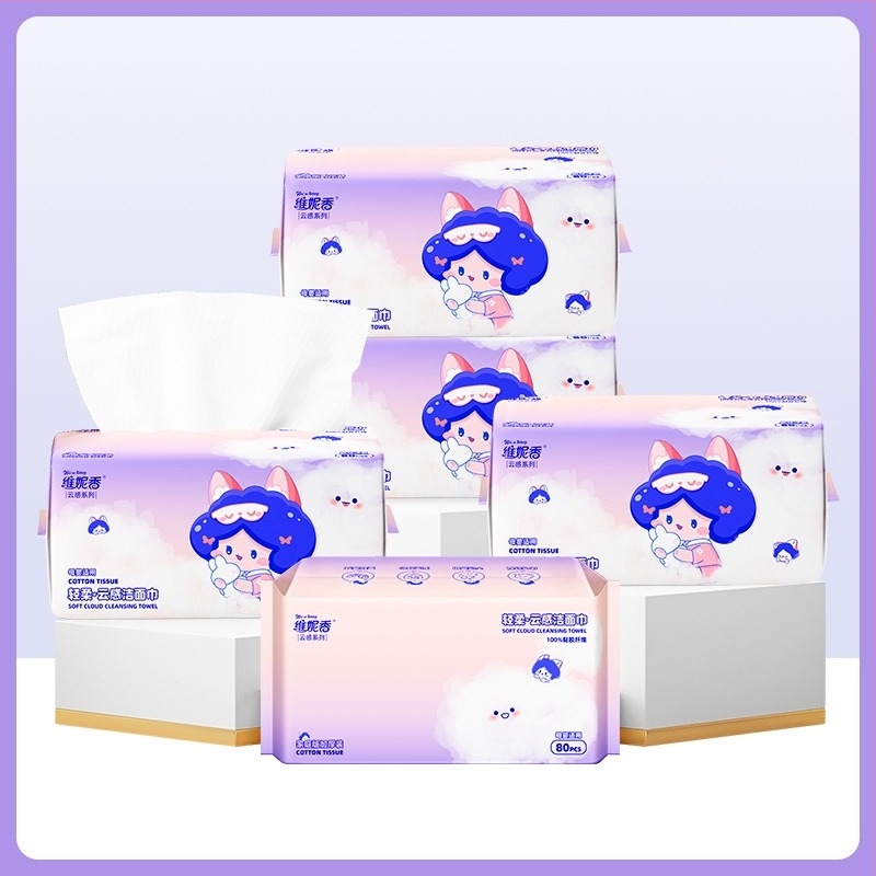 Șervețel facial de unică folosință în rolă mare, îngroșat, calitate salon, din fibre de lemn, brand Winne Fragrance