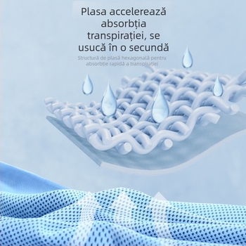 Prosop de sport Grace | 80% poliester + 20% poliamidă | 50 g | Absorbție 0–5 s | Cod produs 230193