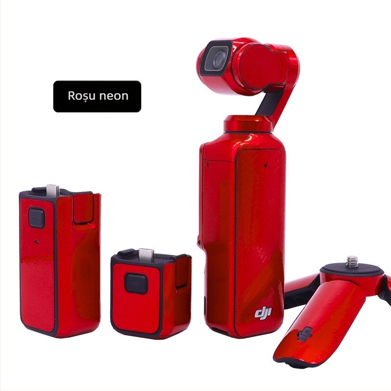 Folie de protecție pentru DJI Pocket 3 cu etichete – kit complet de accesorii