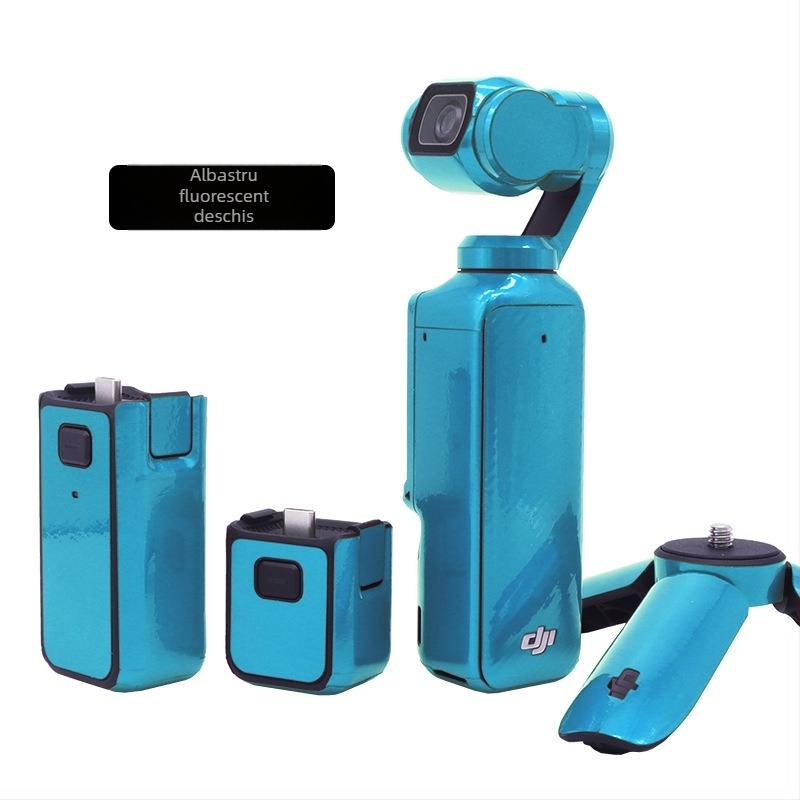 Folie de protecție pentru DJI Pocket 3 cu etichete – kit complet de accesorii