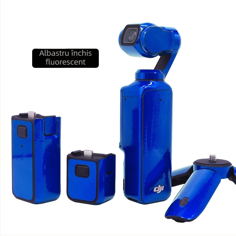 Folie de protecție pentru DJI Pocket 3 cu etichete – kit complet de accesorii