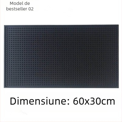 Covoraș de intrare din cauciuc, antiderapant, dezinfectare, lavabil, stil modern minimalist, brand YMO