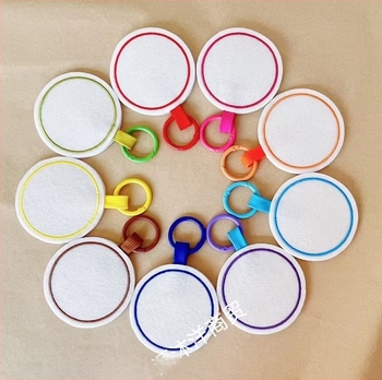 Breloc din filc, rotund, pentru copii, primăvara 2024