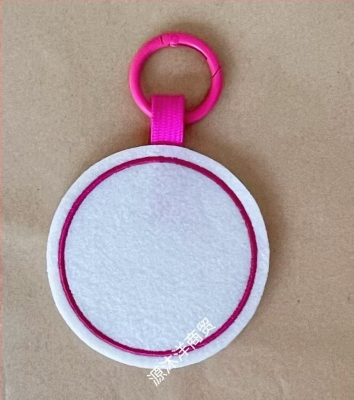 Breloc din filc, rotund, pentru copii, primăvara 2024