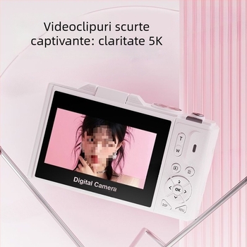 Cameră digitală fără oglindă, 75 MP, 18x zoom optic, stocare microSD