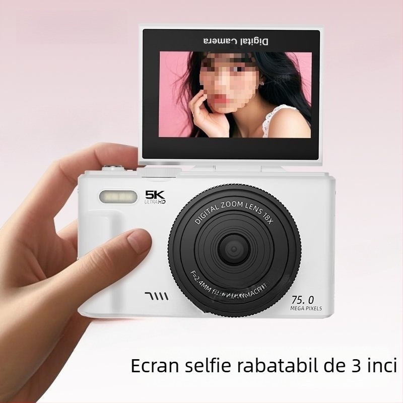Cameră digitală fără oglindă, 75 MP, 18x zoom optic, stocare microSD