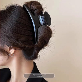 Clamă de păr arcuită din acrilic pentru copii (stil japonez-coreean, model floral vegetal)