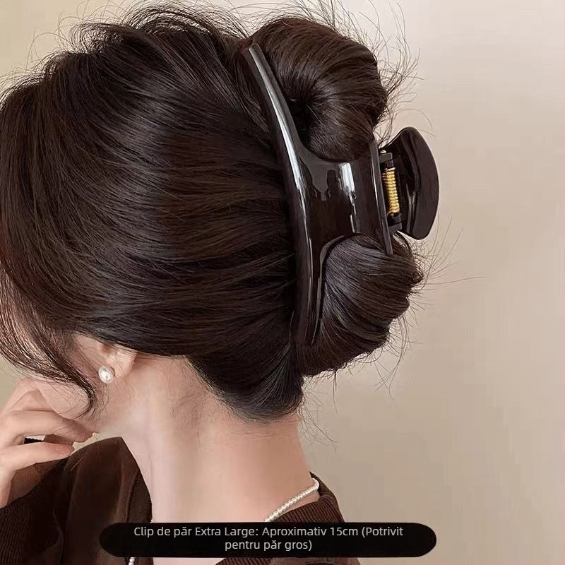 Clamă de păr arcuită din acrilic pentru copii (stil japonez-coreean, model floral vegetal)