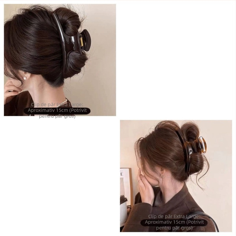 Clamă de păr arcuită din acrilic pentru copii (stil japonez-coreean, model floral vegetal)