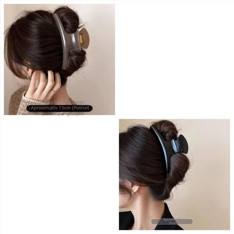 Clamă de păr arcuită din acrilic pentru copii (stil japonez-coreean, model floral vegetal)