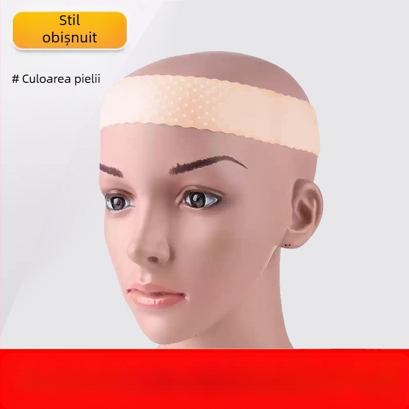 Bandă de cap pentru perucă din silicon, anti-derapare și anti-căderea părului, model XX-032, brand 8090