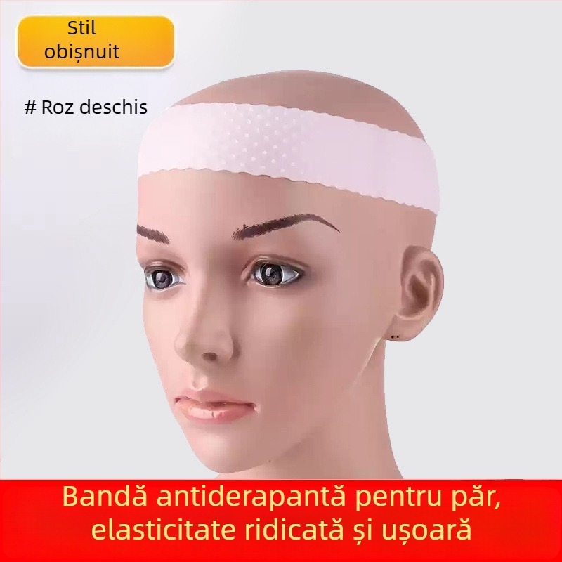 Bandă de cap pentru perucă din silicon, anti-derapare și anti-căderea părului, model XX-032, brand 8090