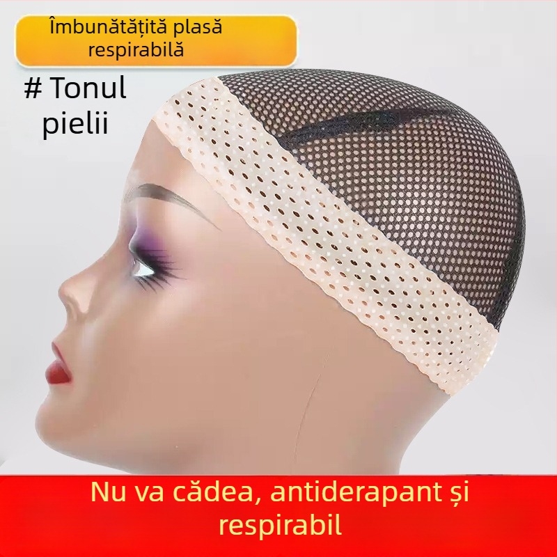 Bandă de cap pentru perucă din silicon, anti-derapare și anti-căderea părului, model XX-032, brand 8090