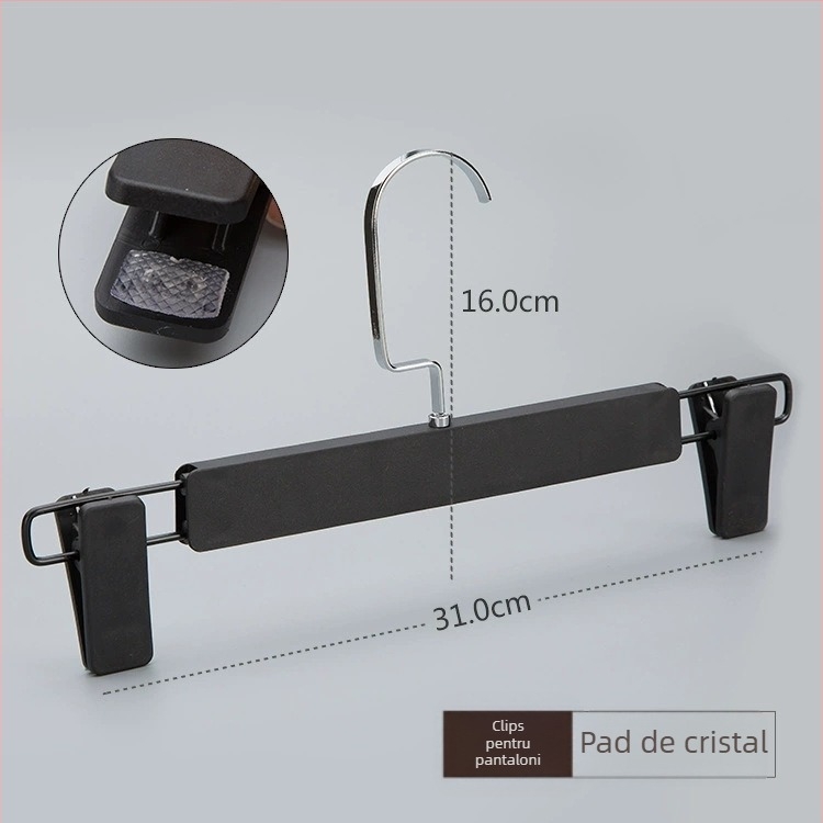 Clip pentru pantaloni cu priză anti-derapantă, clip din plastic telescopic pentru lenjerie, fuste și pantaloni