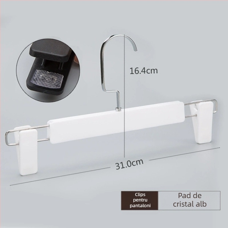 Clip pentru pantaloni cu priză anti-derapantă, clip din plastic telescopic pentru lenjerie, fuste și pantaloni