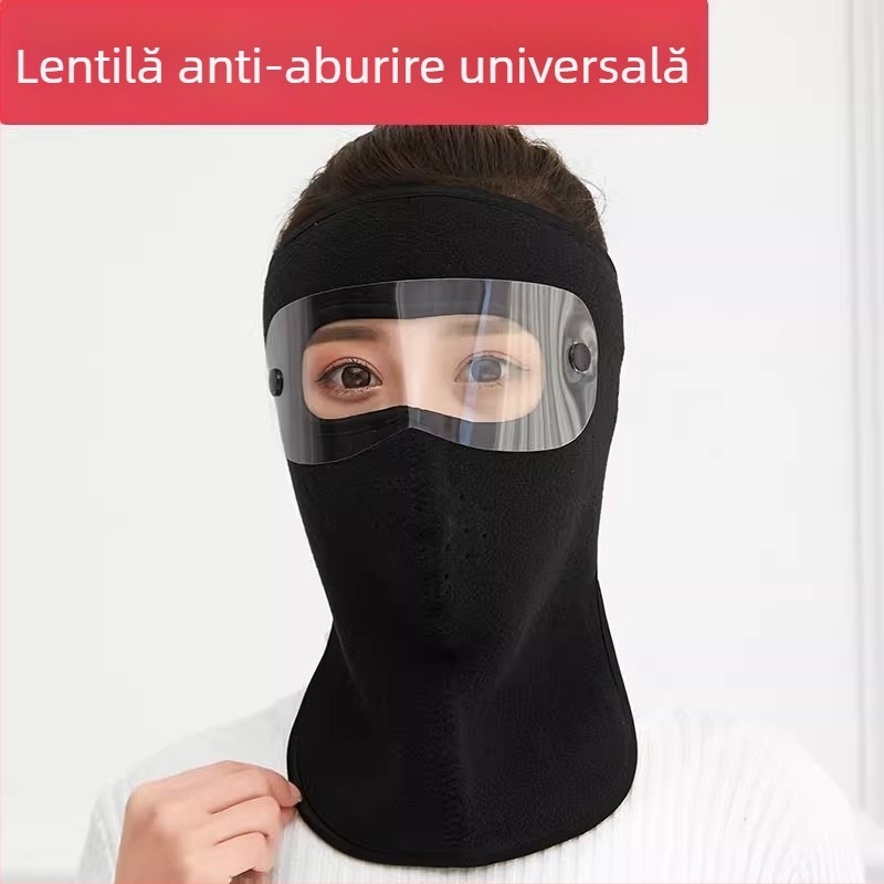 Mască pentru ciclism din fleece, unisex, amestec bumbac-poliester, personalizare disponibilă