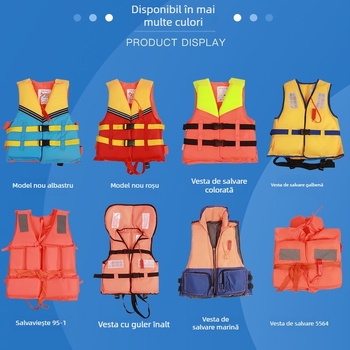 Vestă de salvare pentru copii, cu plutabilitate ridicată, pentru înot, navigație cu barca și pescuit, portabilă