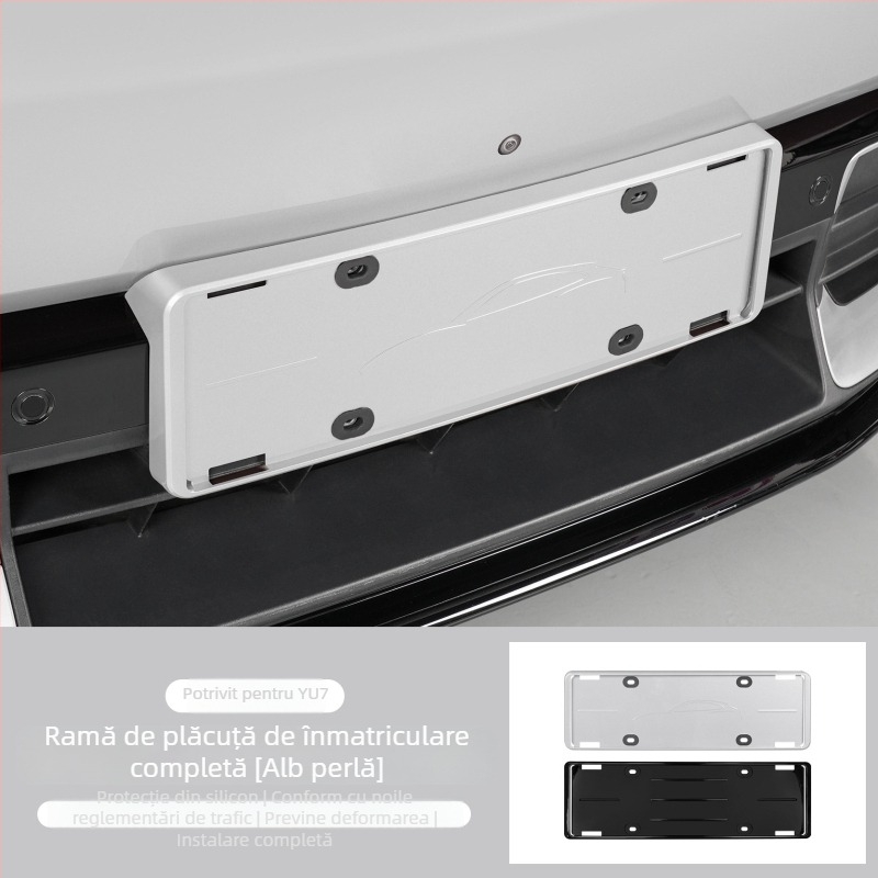 Ramă de plăcuță de înmatriculare pentru YU7 – compatibilă cu YU7, Material: Alt, Număr piesă: 012746, Procesare & Personalizare: Da, Origine: Guangzhou