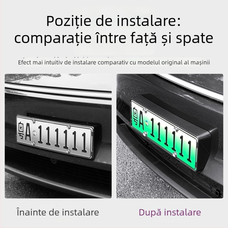 Ramă de înmatriculare pentru Tesla Model Y3/YL, accesoriu de montaj, nepersonalizabil