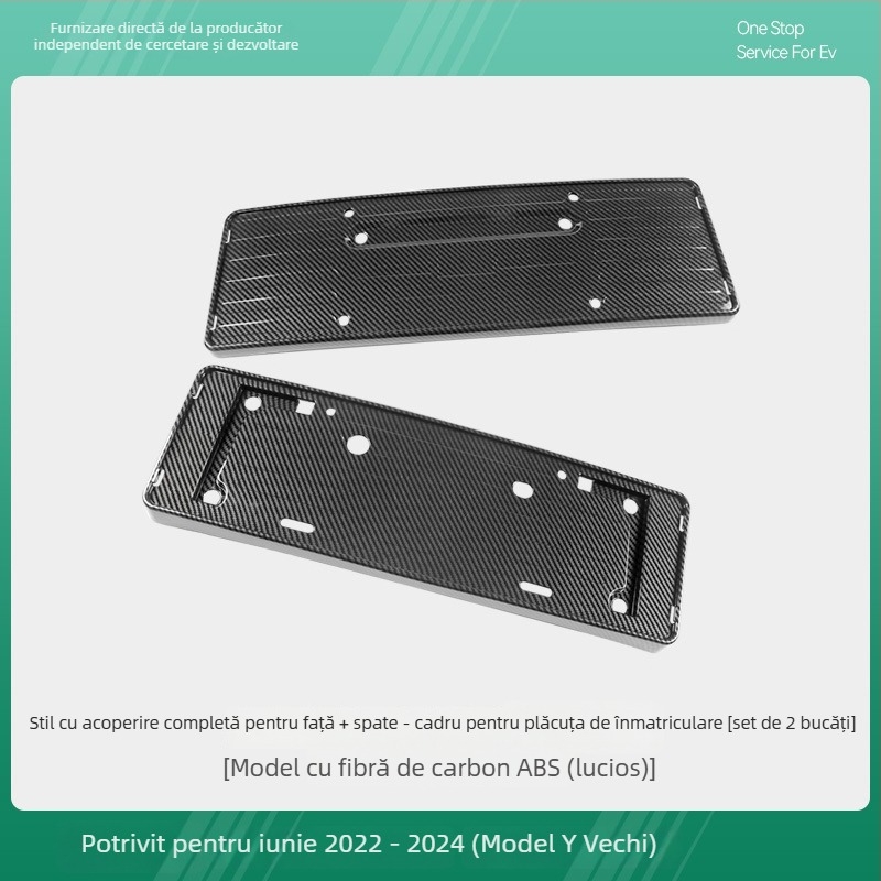 Ramă de înmatriculare pentru Tesla Model Y3/YL, accesoriu de montaj, nepersonalizabil