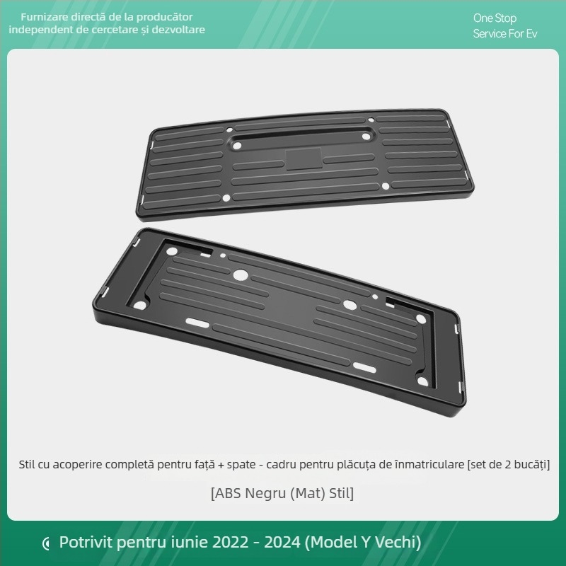 Ramă de înmatriculare pentru Tesla Model Y3/YL, accesoriu de montaj, nepersonalizabil
